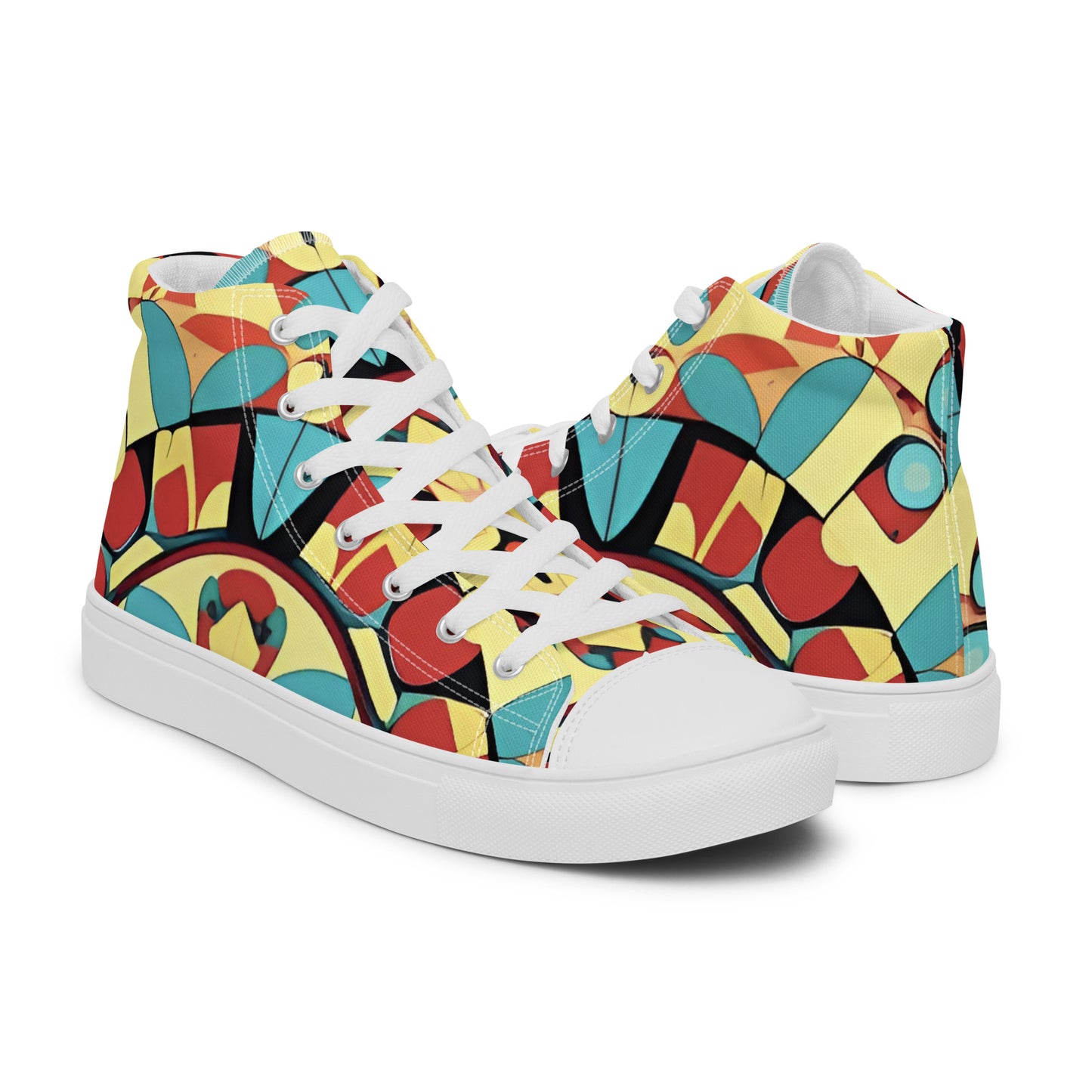 Men’s high top canvas shoes