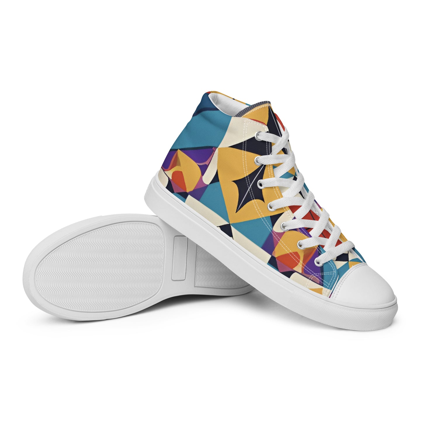 Men’s high top canvas shoes