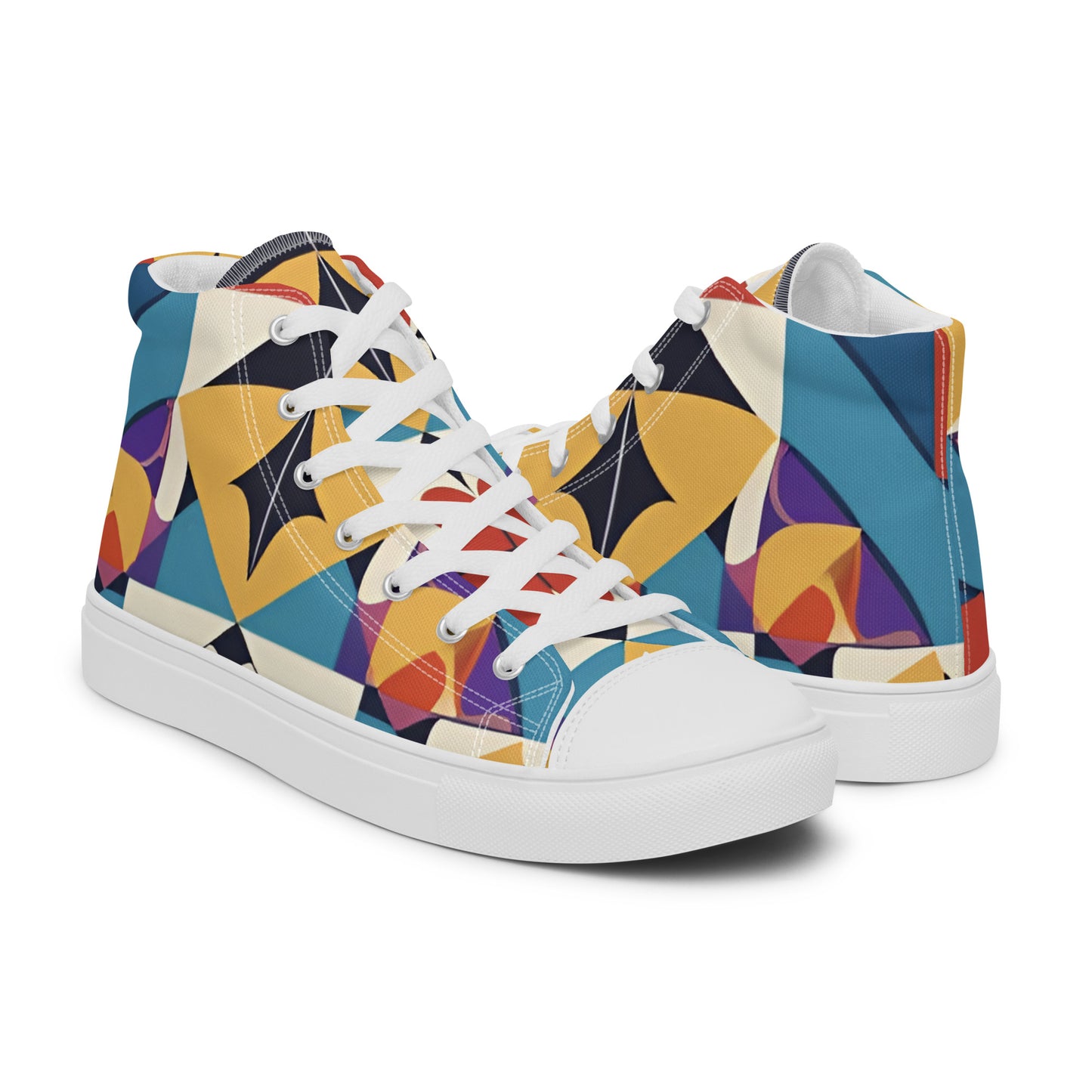 Men’s high top canvas shoes