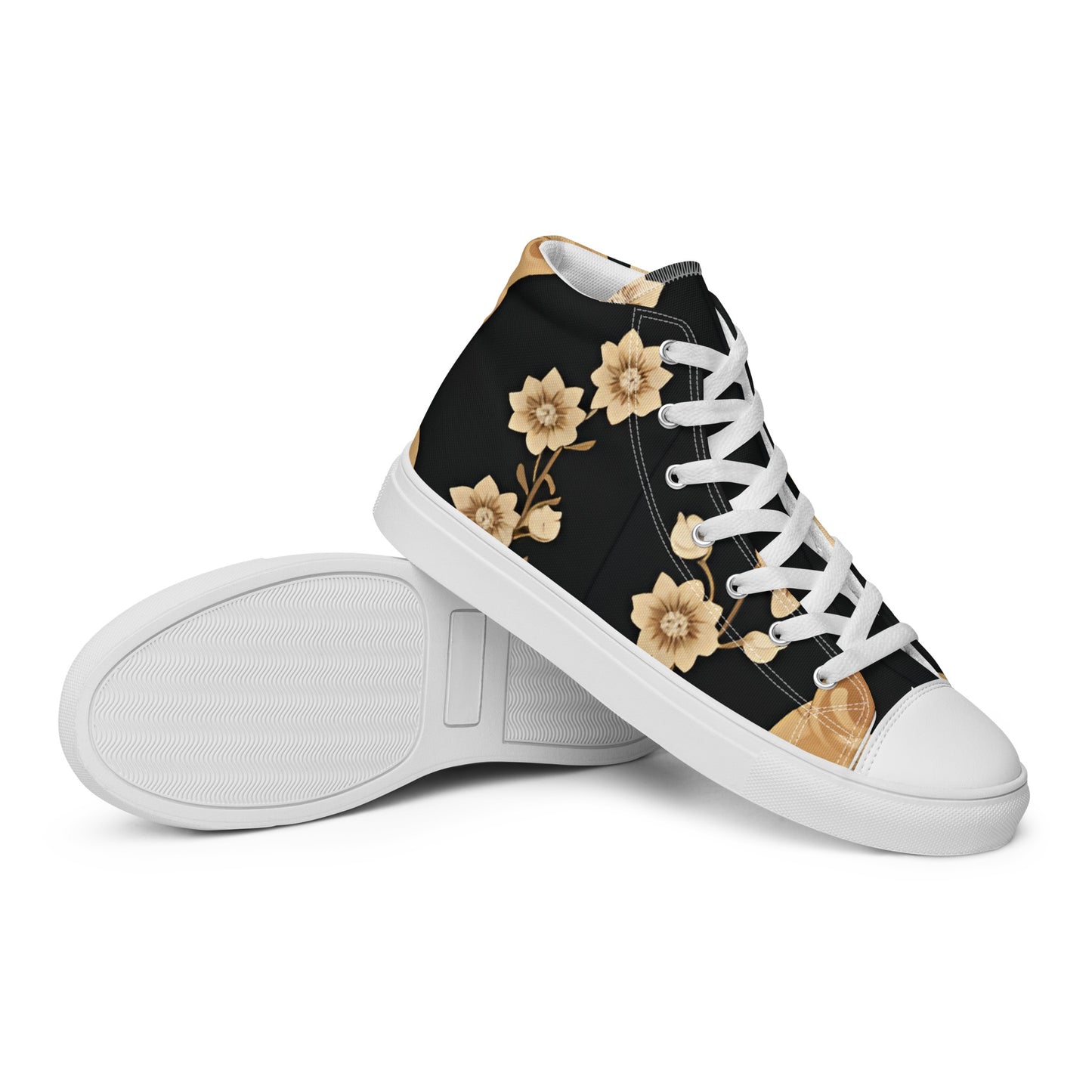 Men’s high top canvas shoes