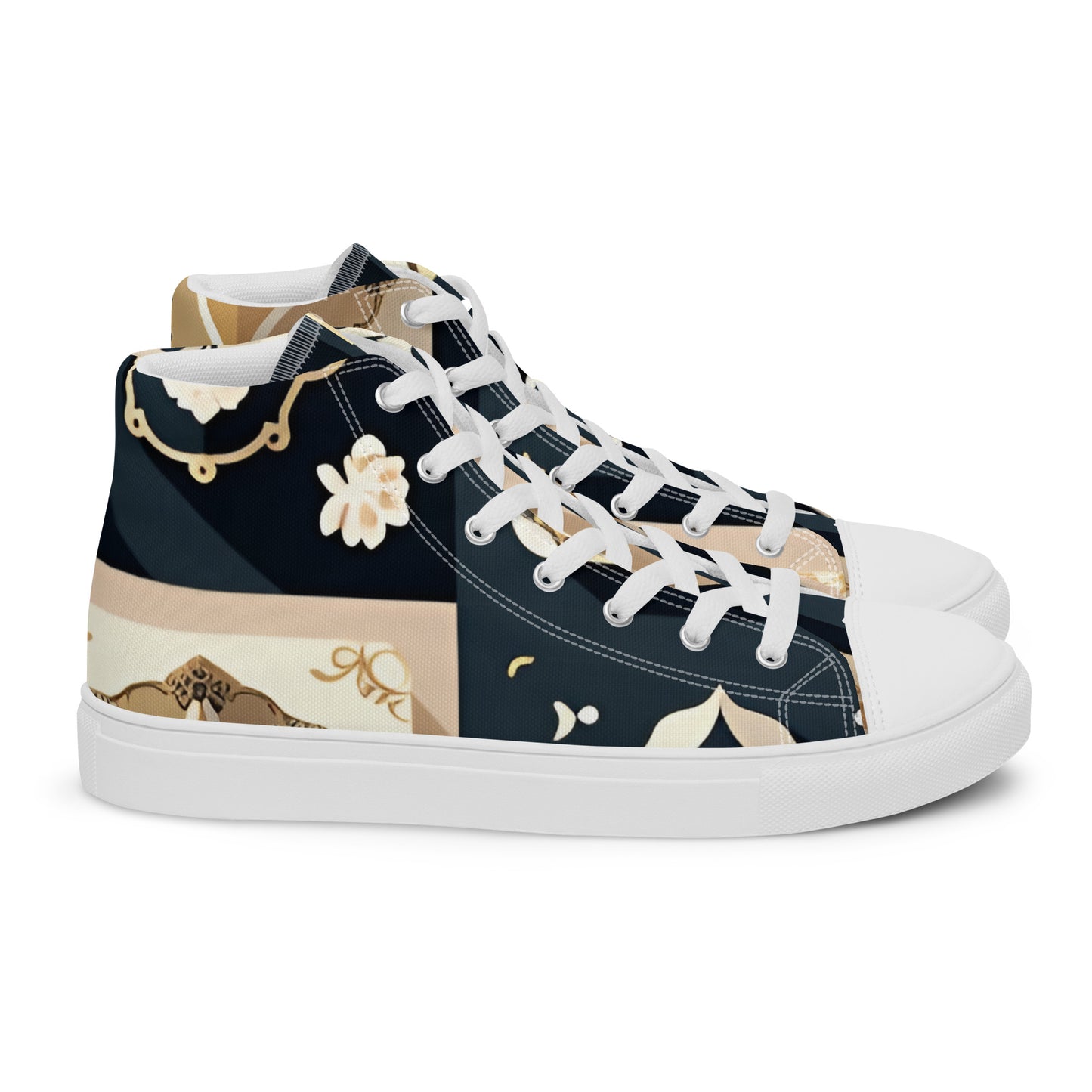 Men’s high top canvas shoes