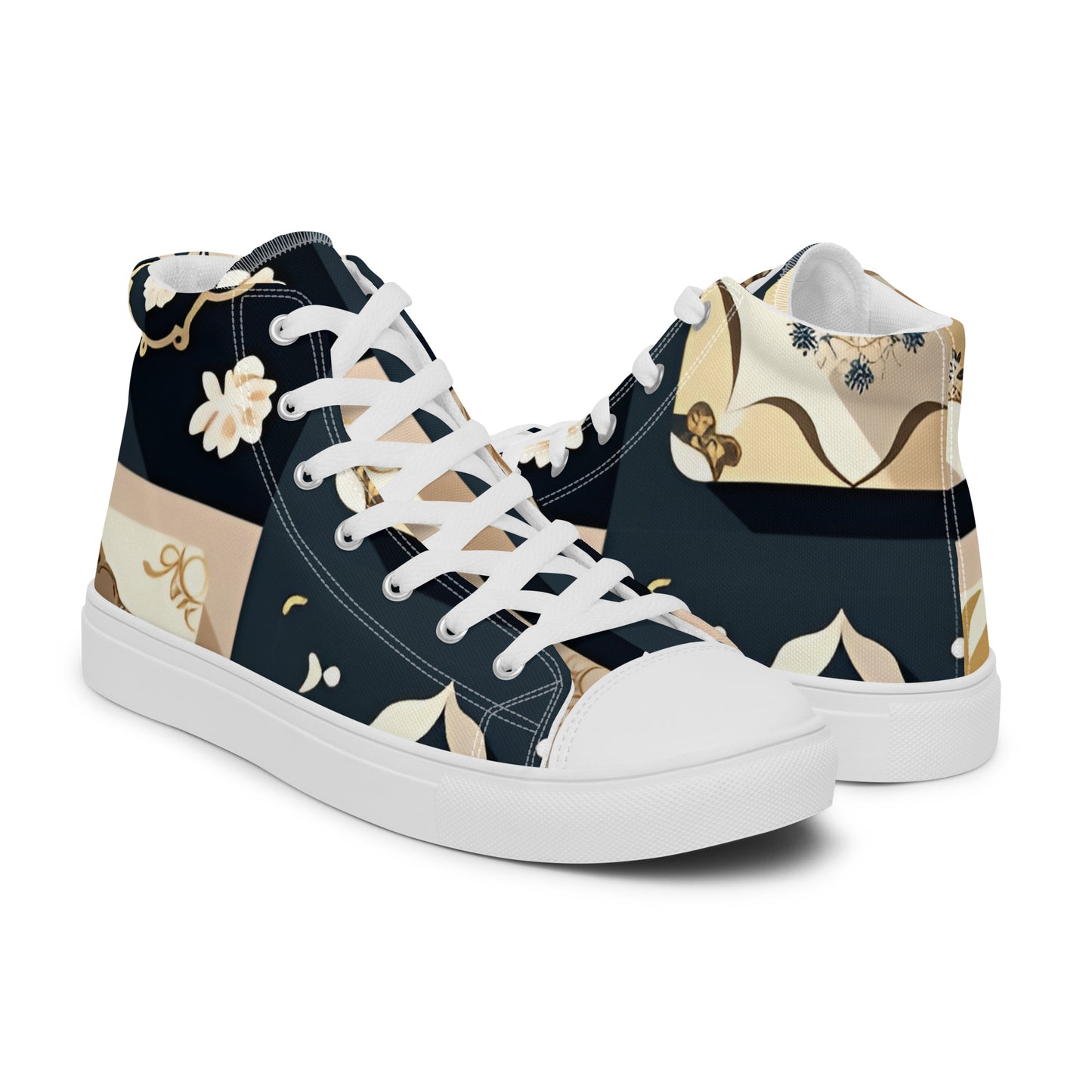 Men’s high top canvas shoes