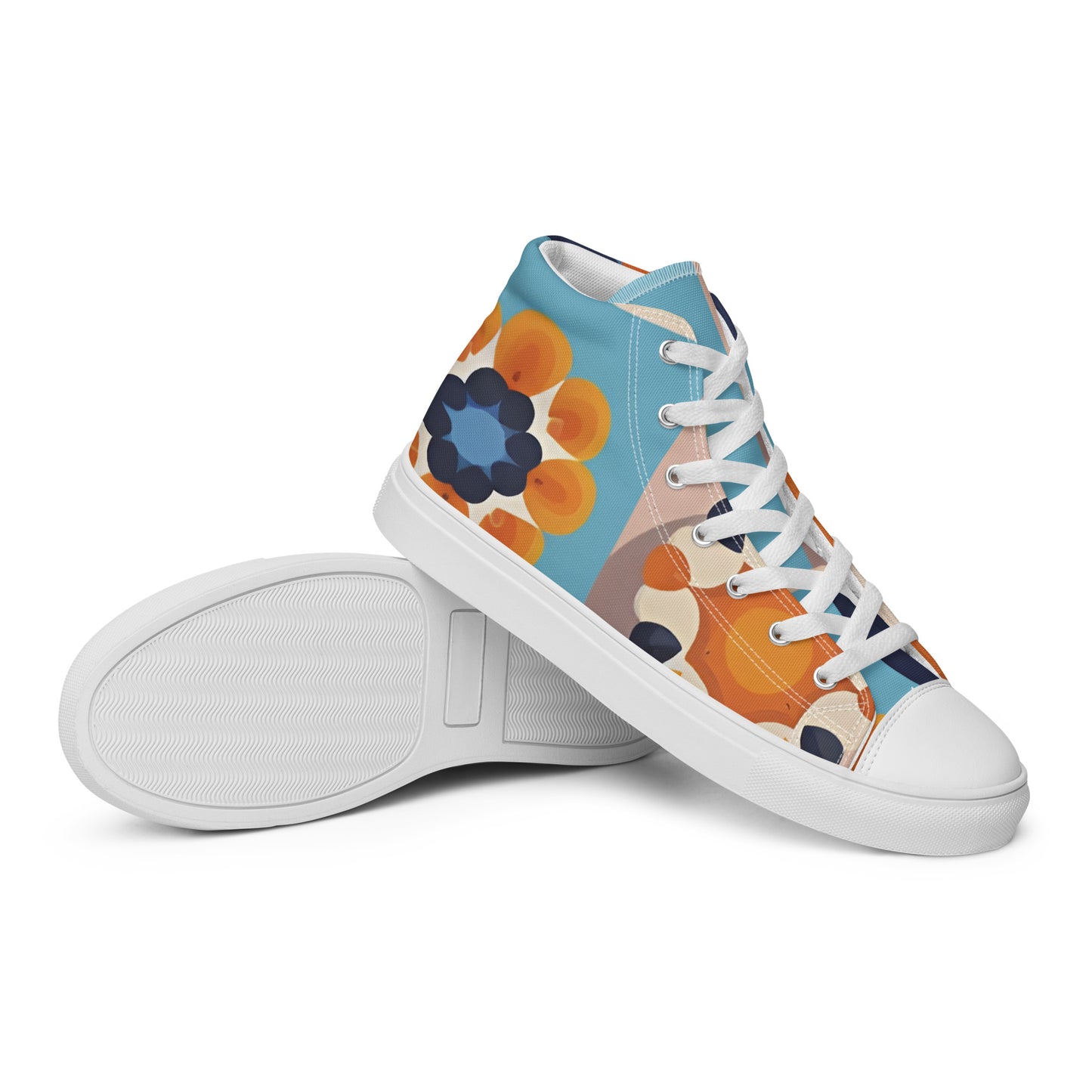 Men’s high top canvas shoes