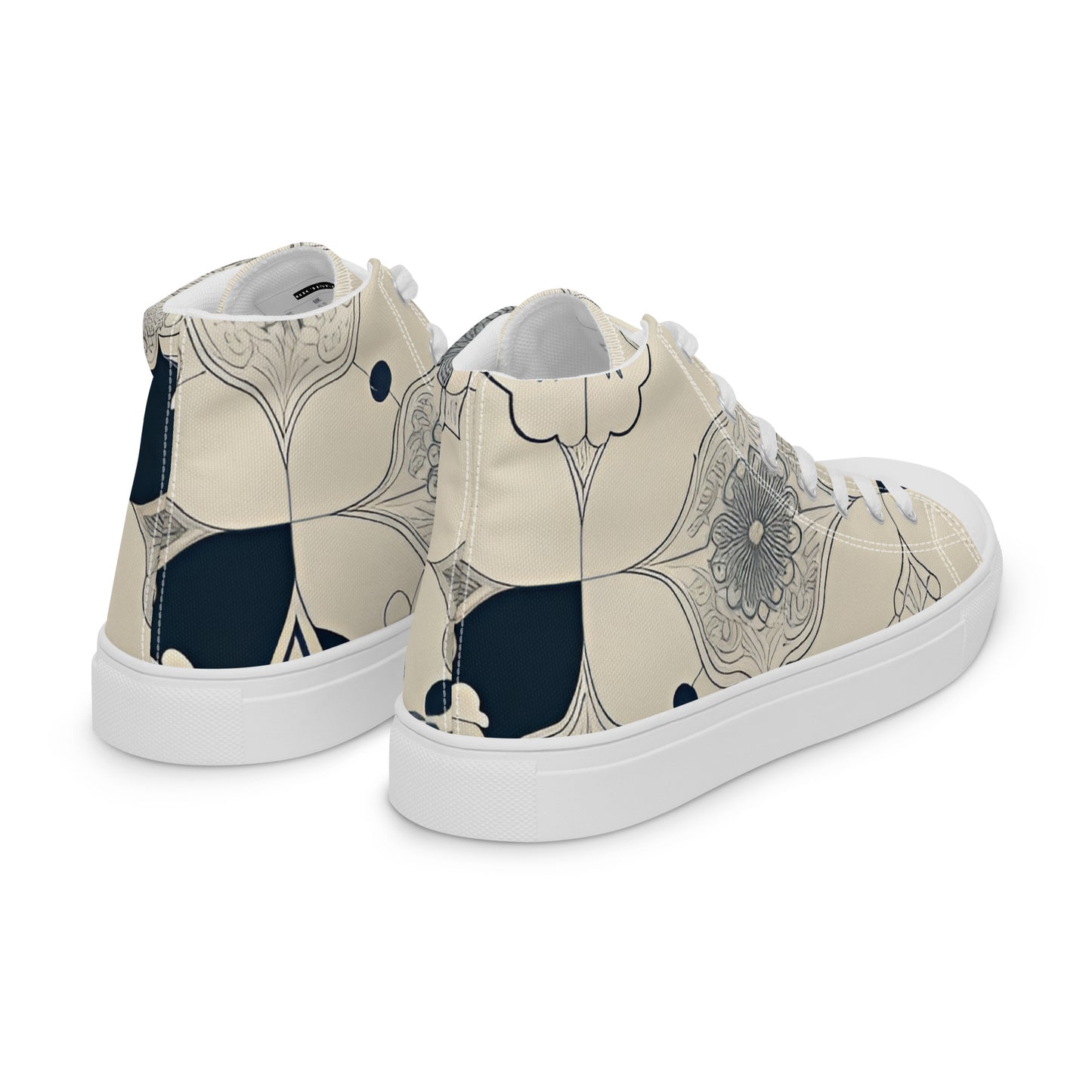 Men’s high top canvas shoes