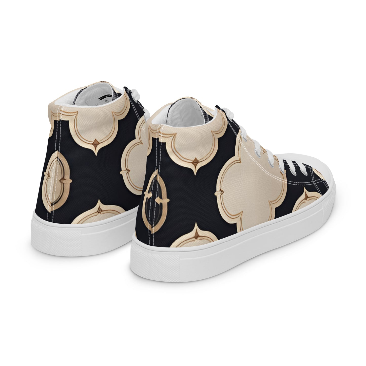 Men’s high top canvas shoes