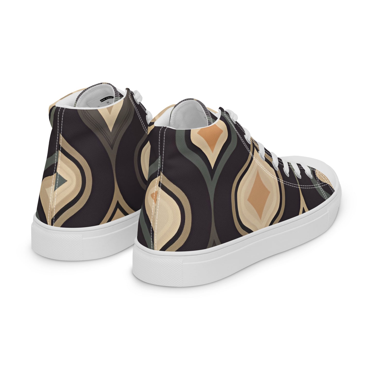 Men’s high top canvas shoes