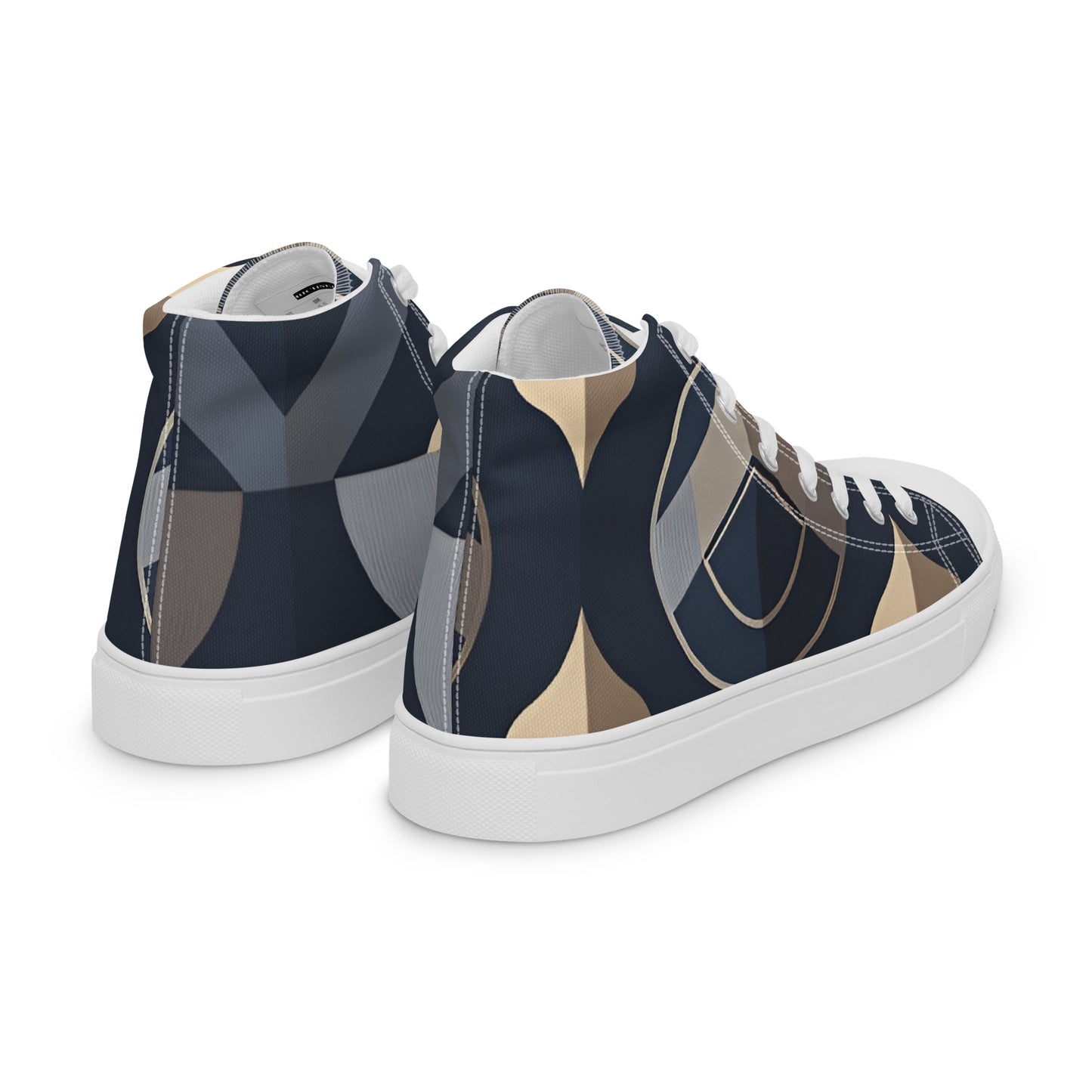 Men’s high top canvas shoes