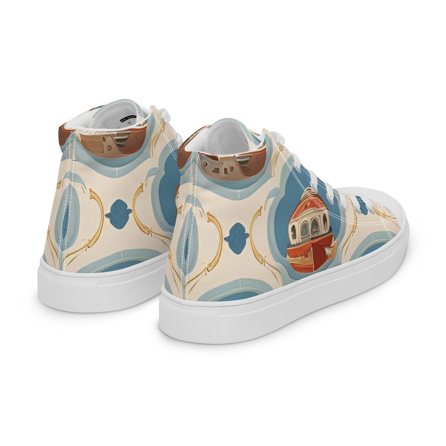 Men’s high top canvas shoes