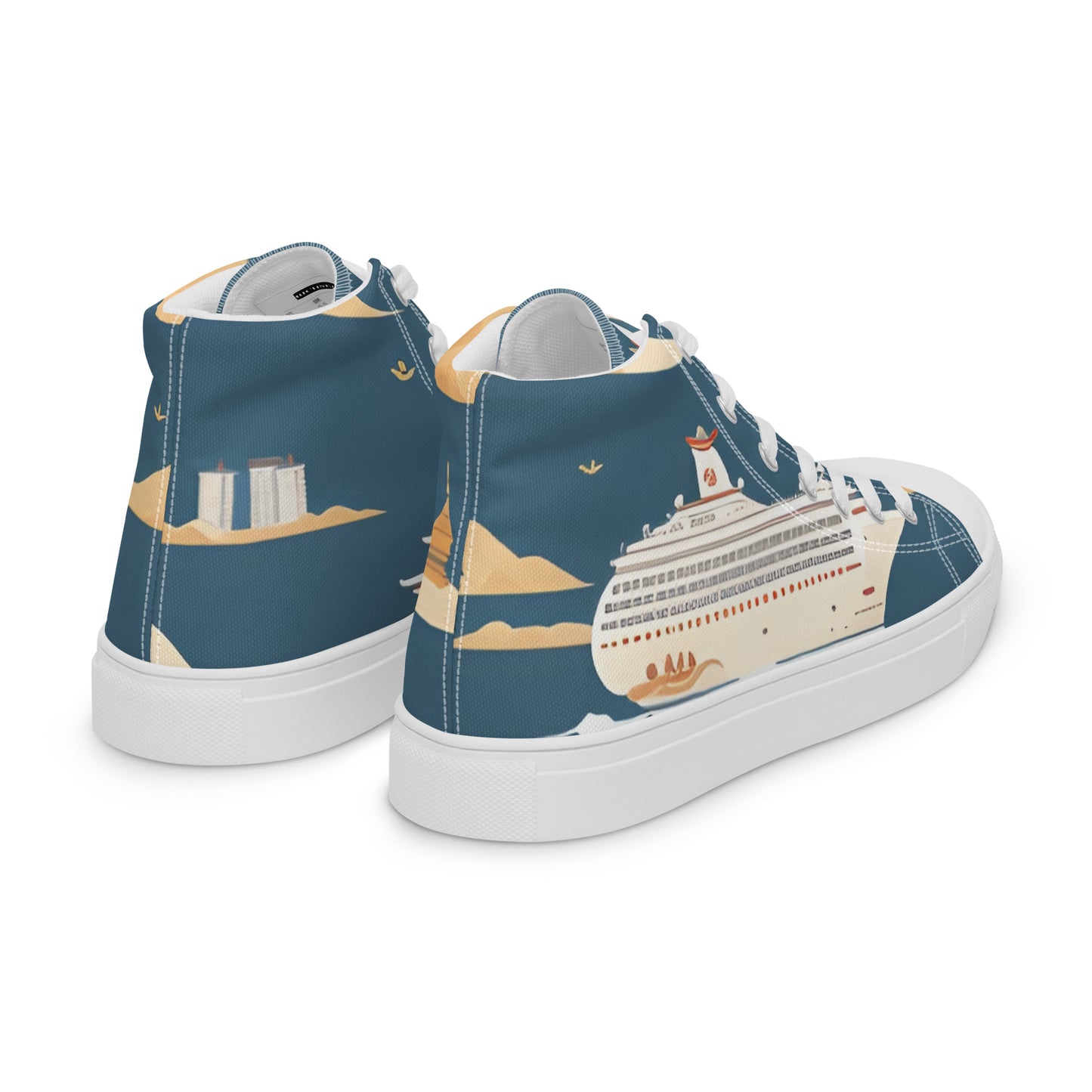 Men’s high top canvas shoes