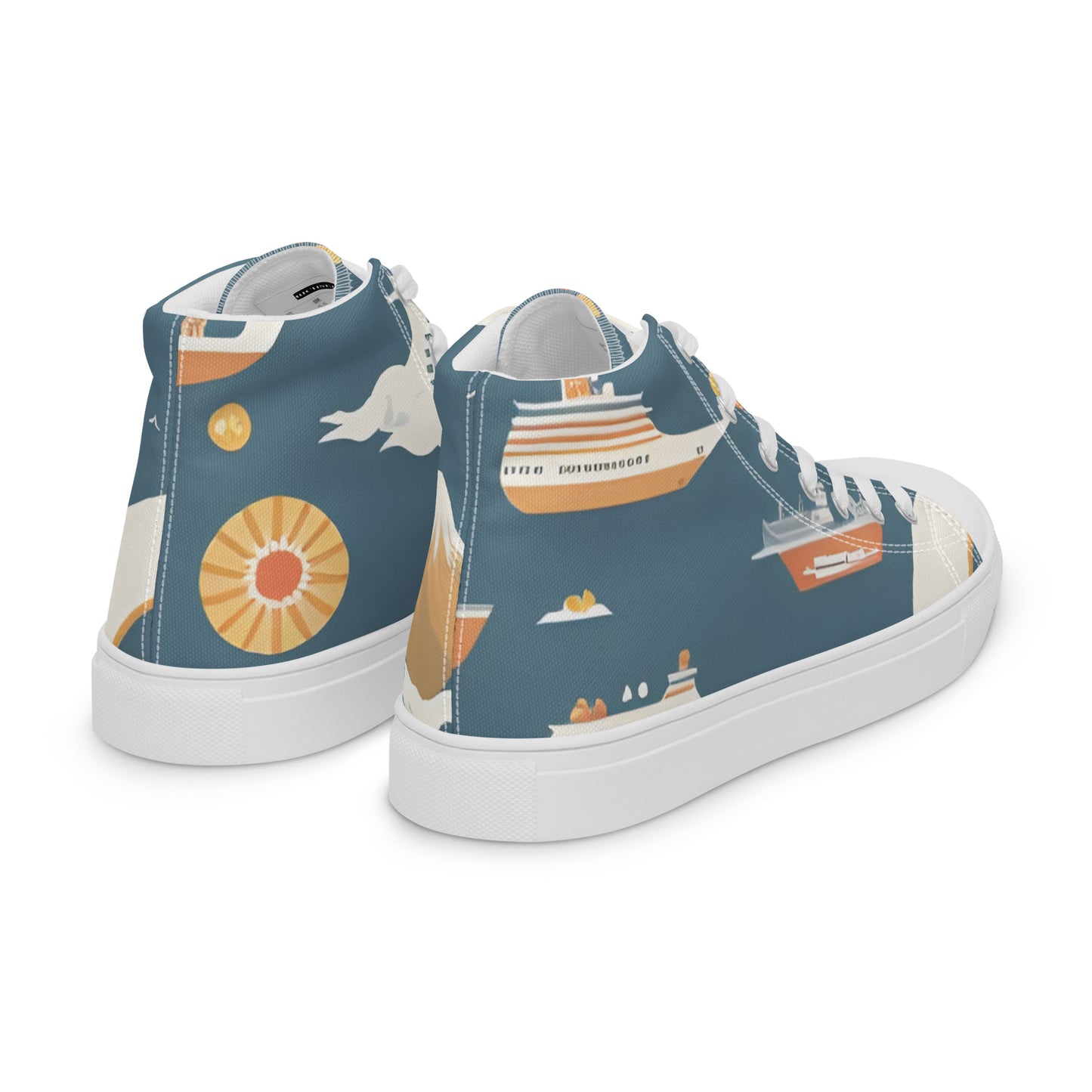 Men’s high top canvas shoes