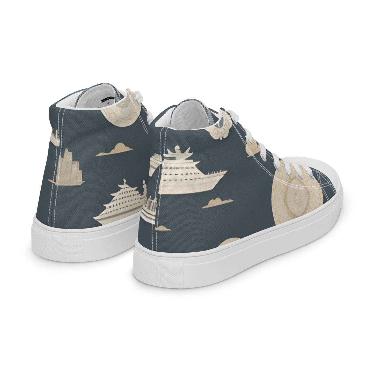 Men’s high top canvas shoes