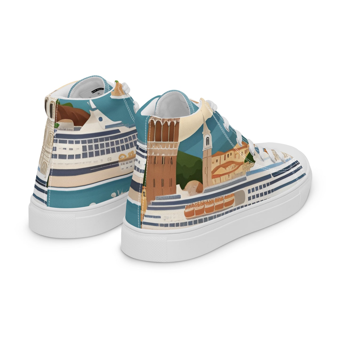 Men’s high top canvas shoes