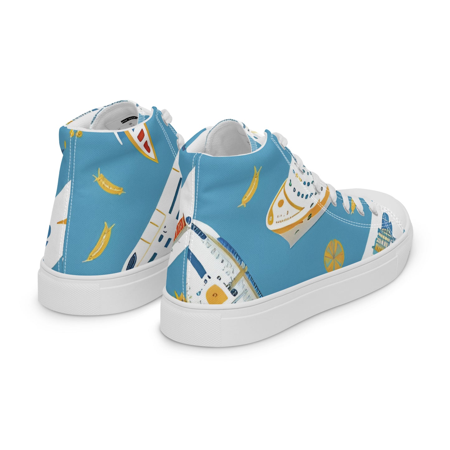 Men’s high top canvas shoes