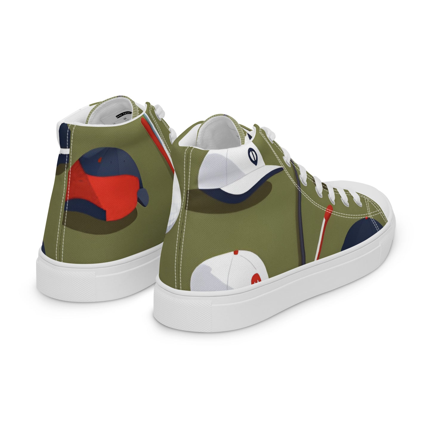 Men’s high top canvas shoes