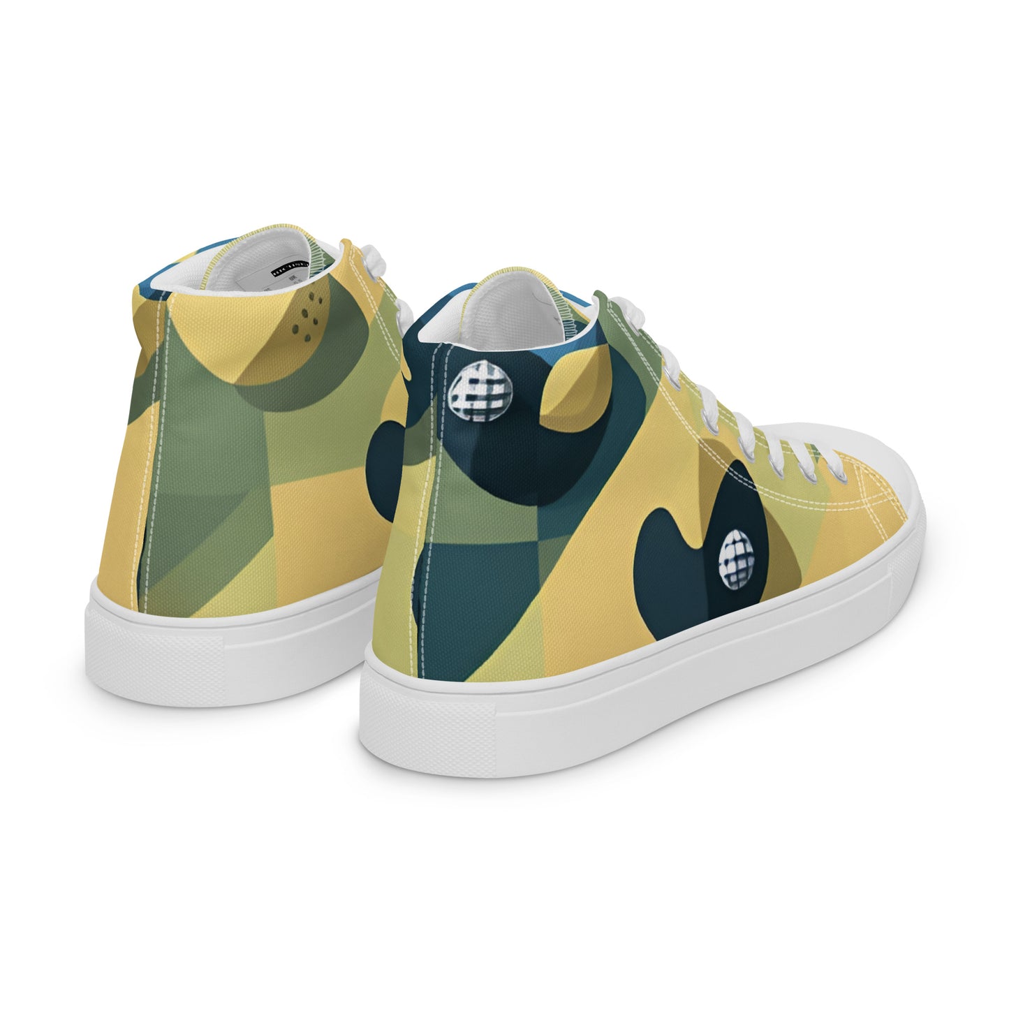 Men’s high top canvas shoes