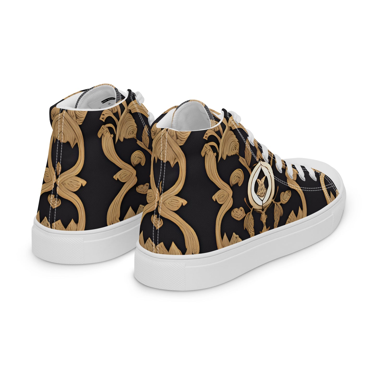 Men’s high top canvas shoes