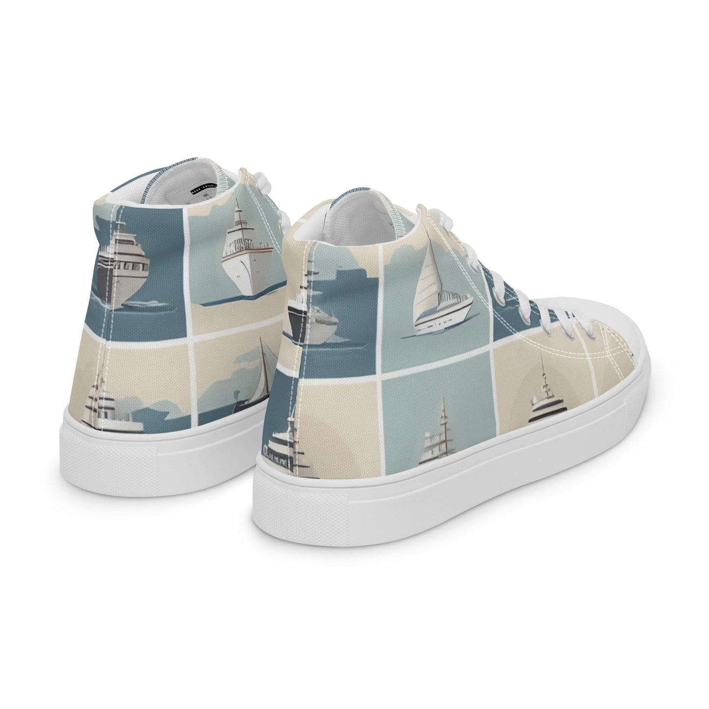 Men’s high top canvas shoes