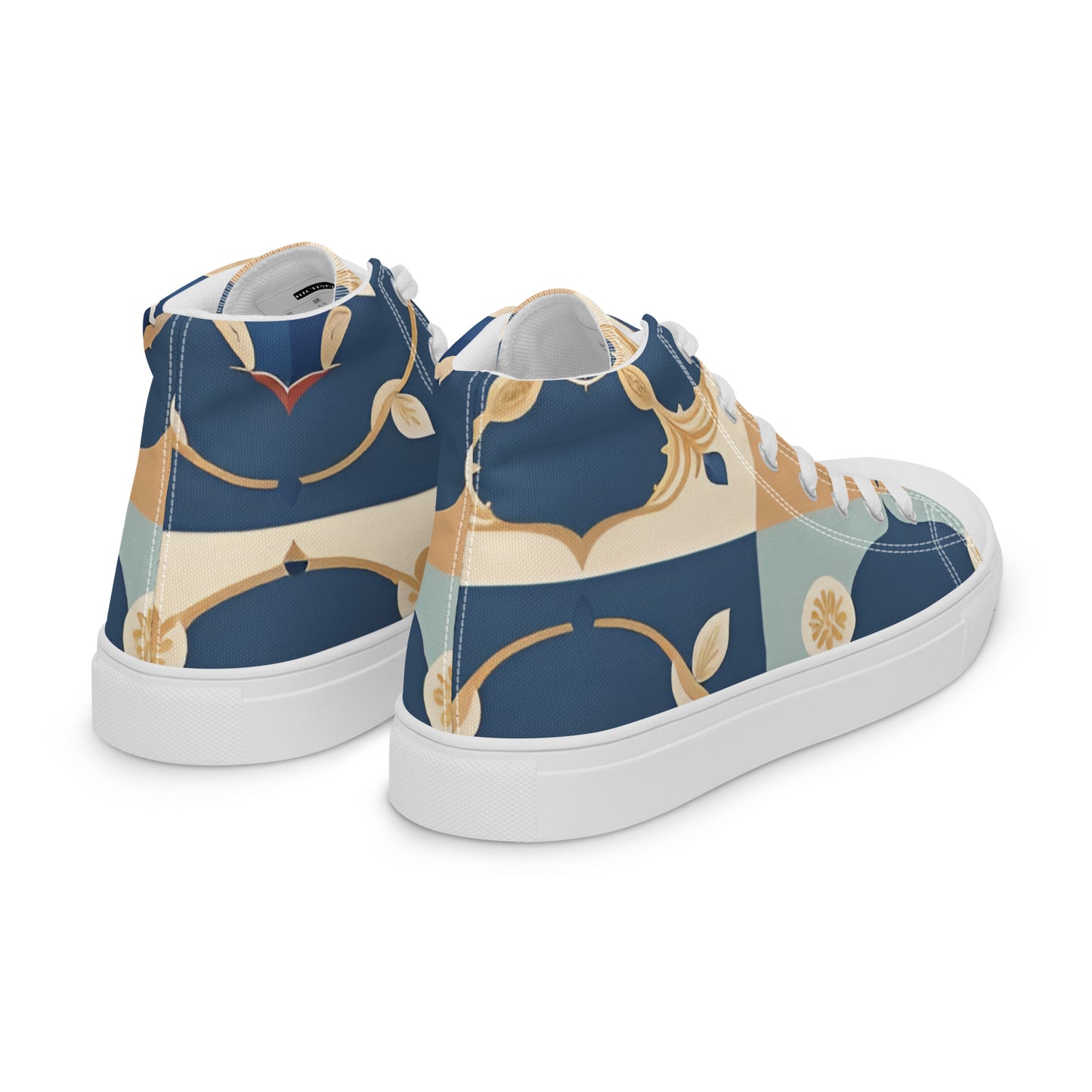 Men’s high top canvas shoes