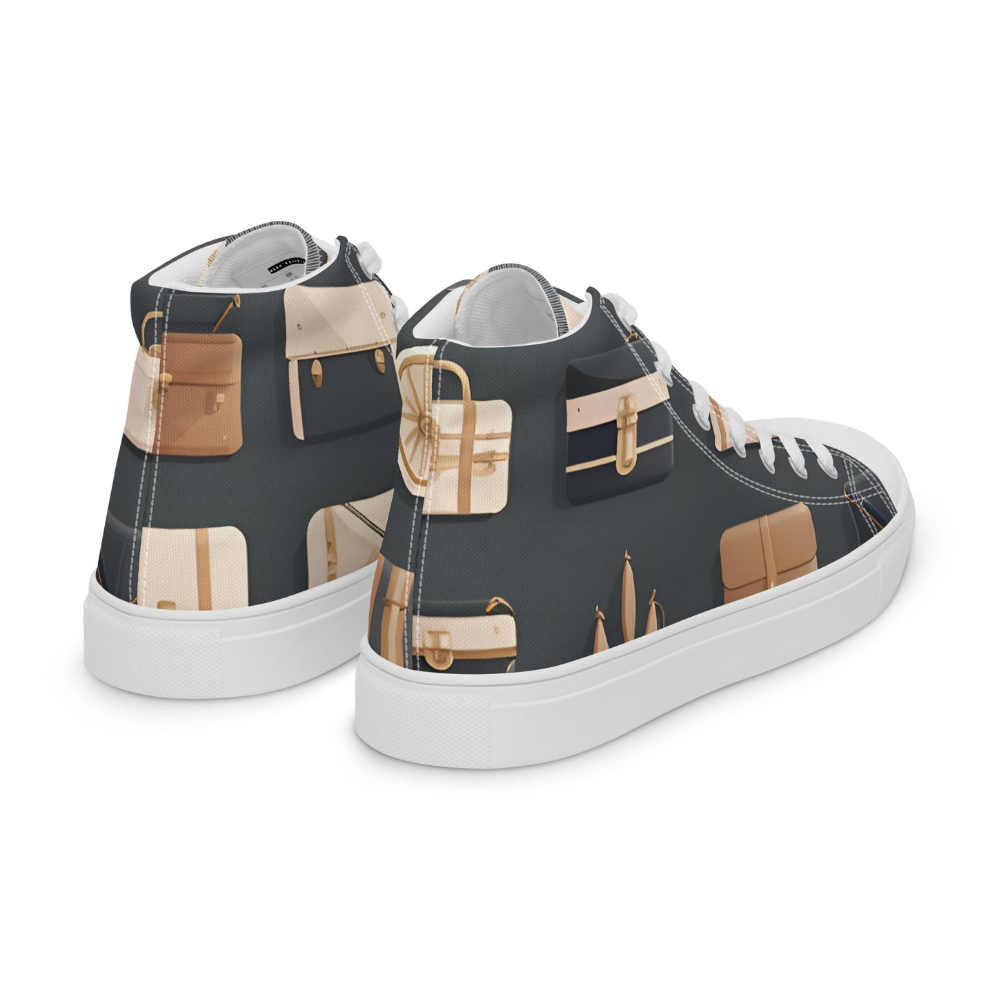 Men’s high top canvas shoes