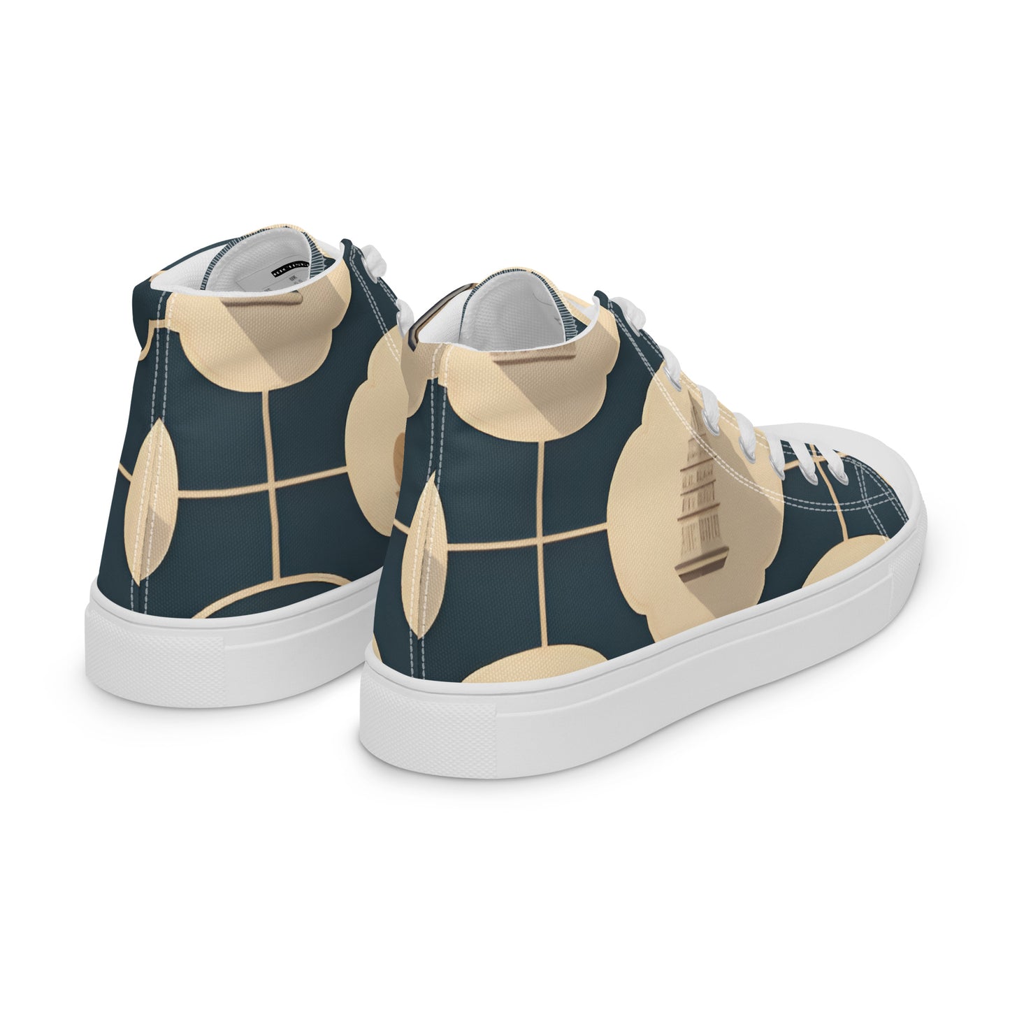 Men’s high top canvas shoes