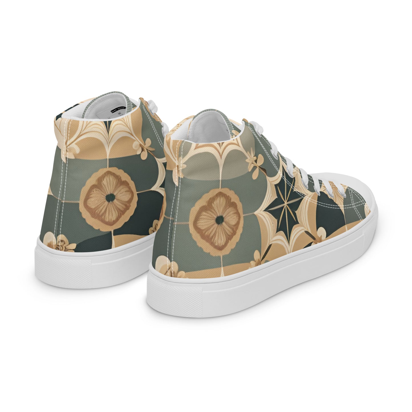 Men’s high top canvas shoes