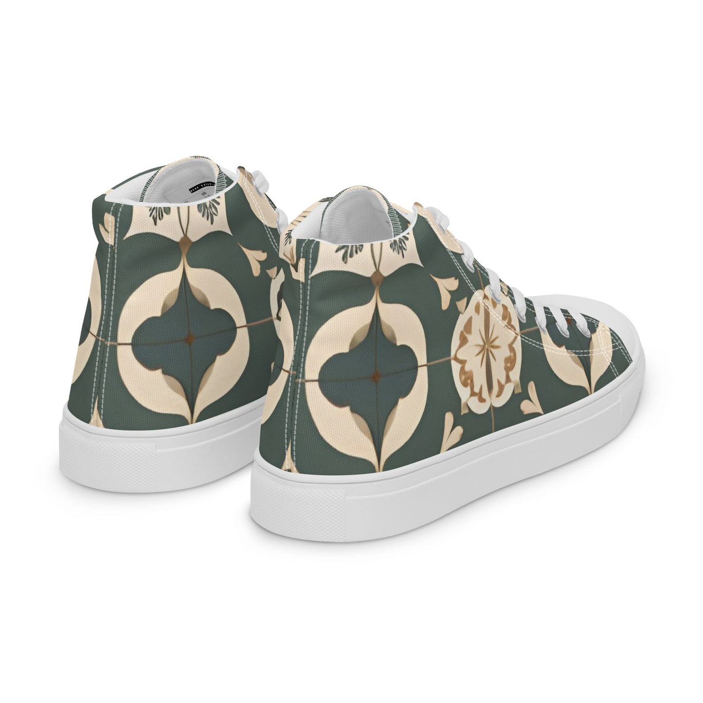 Men’s high top canvas shoes