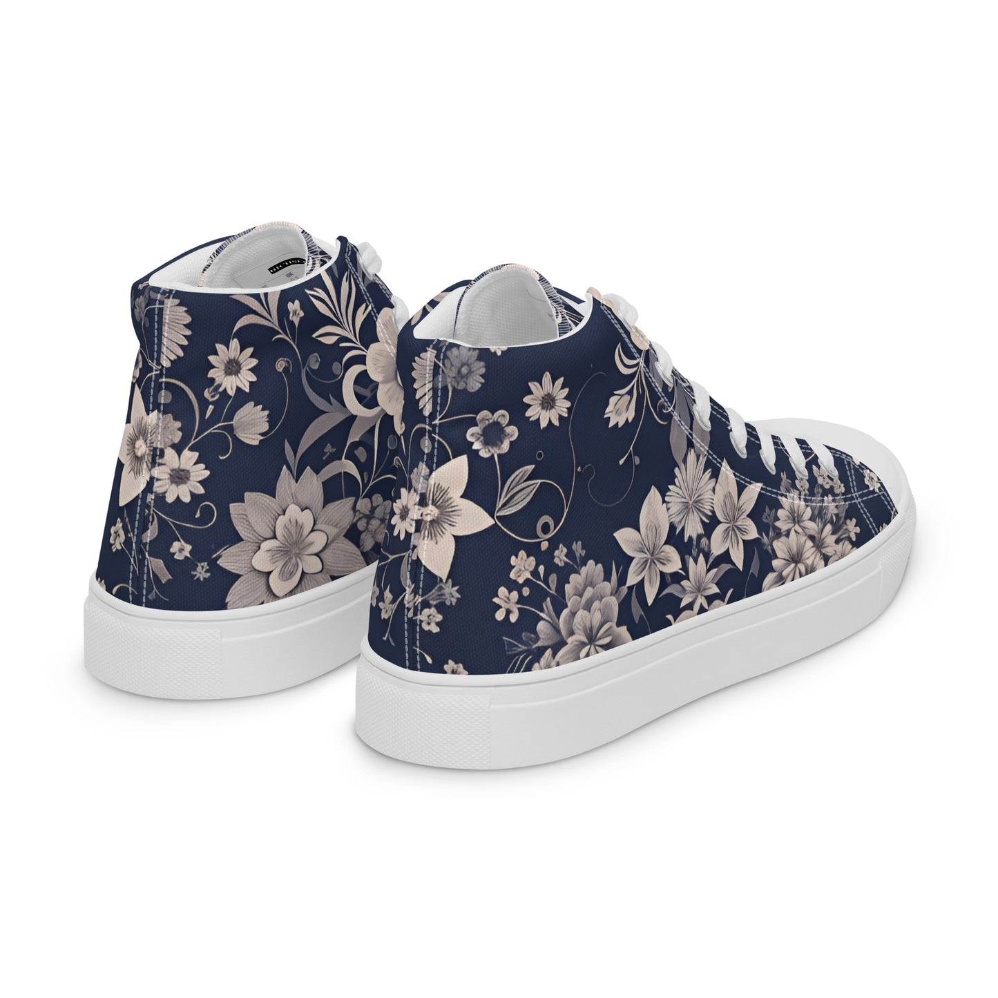 Men’s high top canvas shoes