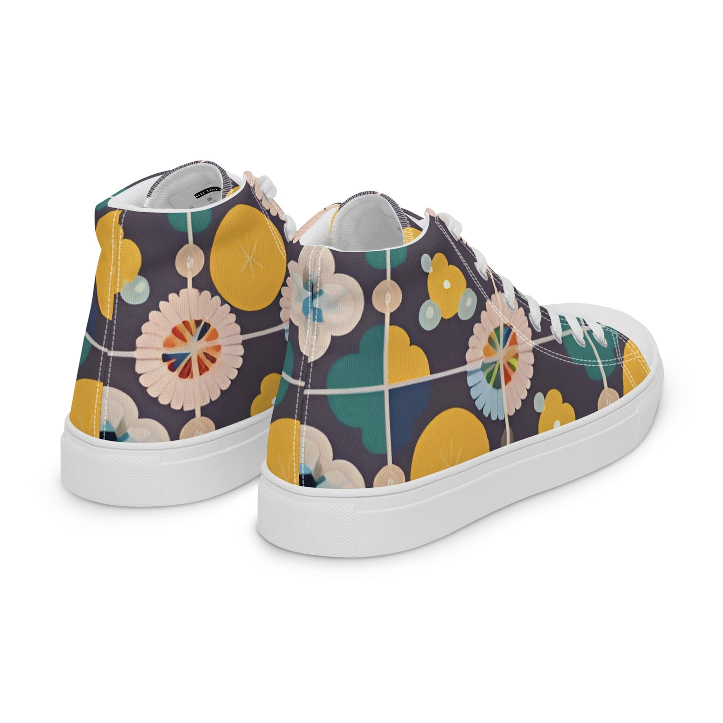 Men’s high top canvas shoes