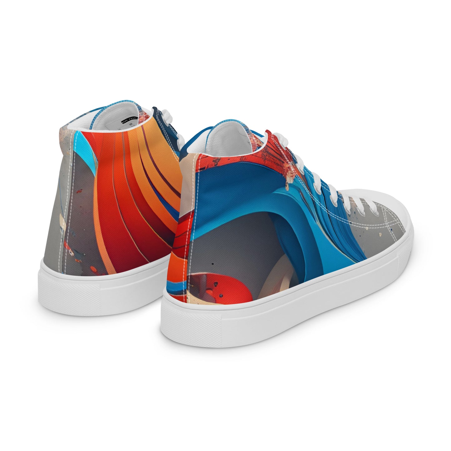 Men’s high top canvas shoes