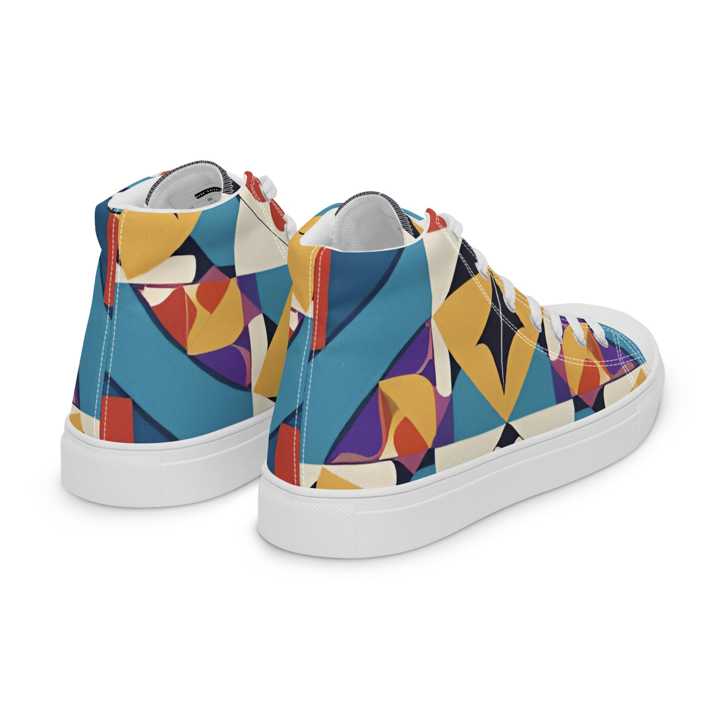 Men’s high top canvas shoes