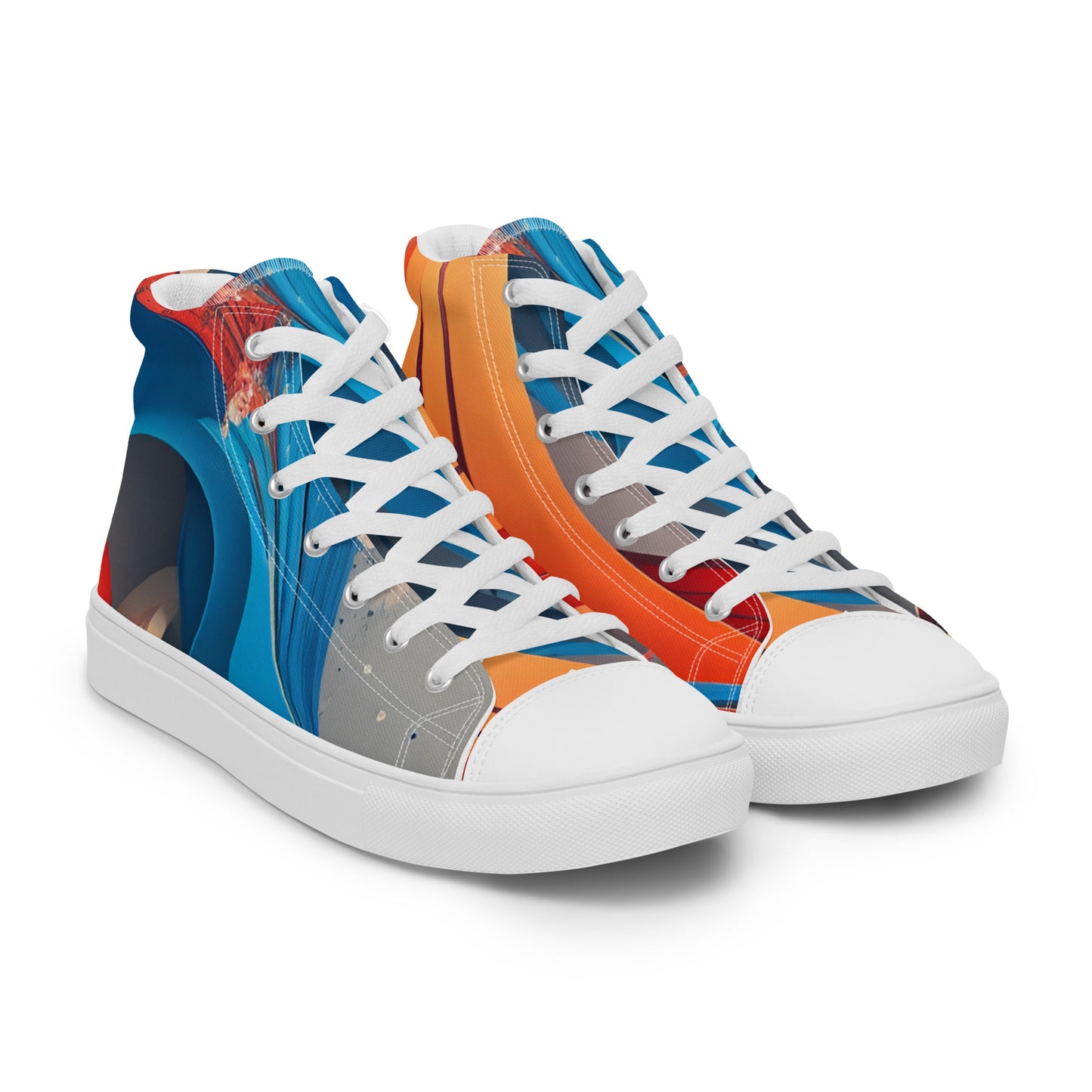 Men’s high top canvas shoes