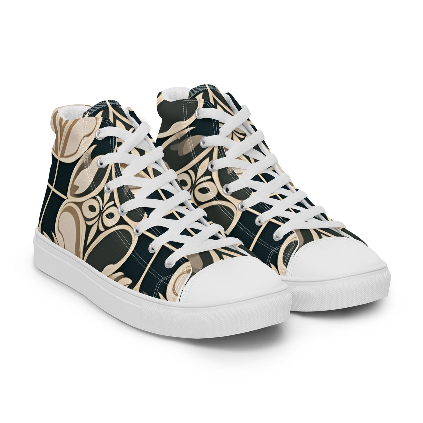 Men’s high top canvas shoes