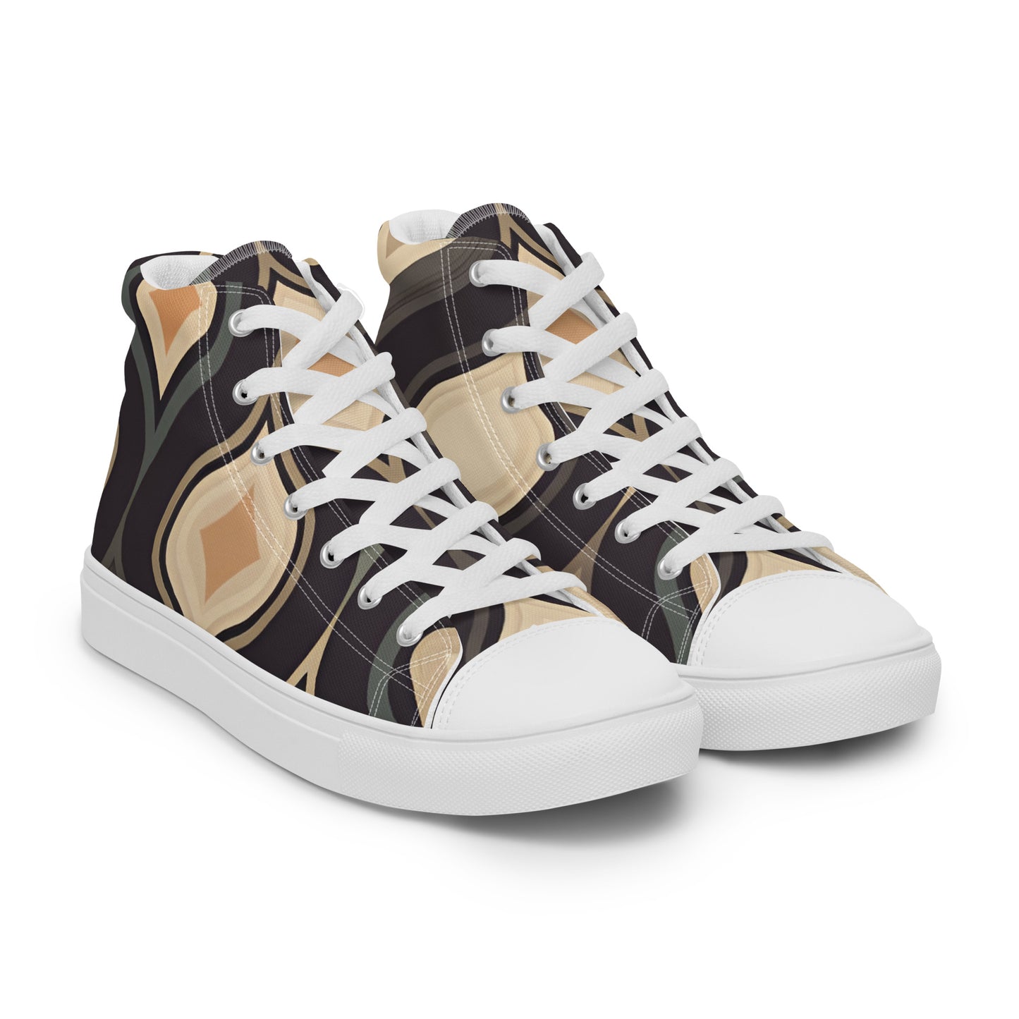 Men’s high top canvas shoes