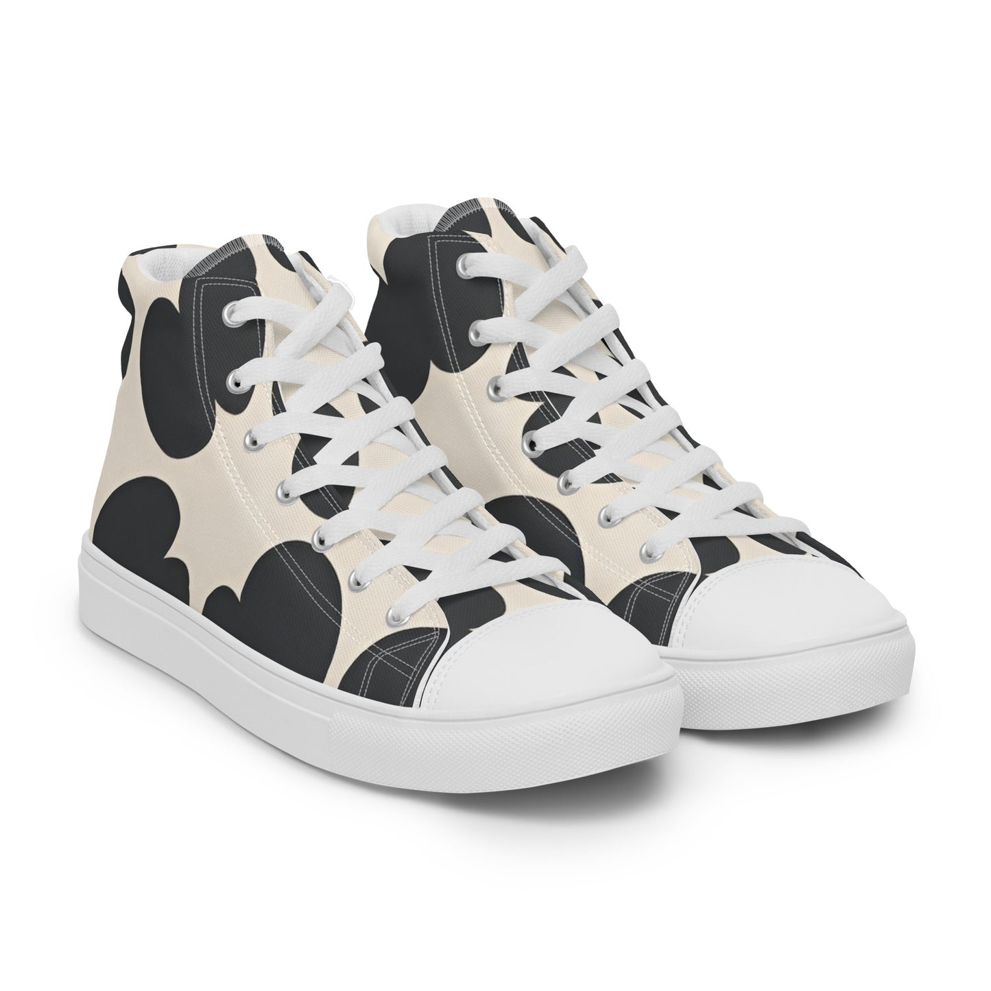 Men’s high top canvas shoes