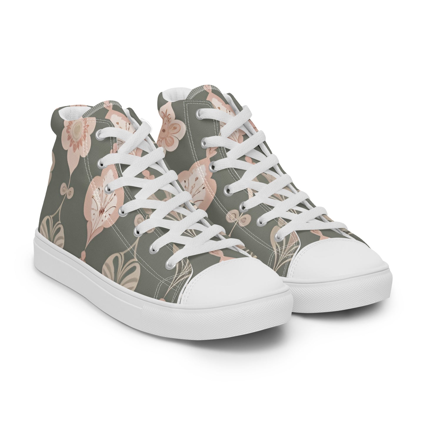 Men’s high top canvas shoes