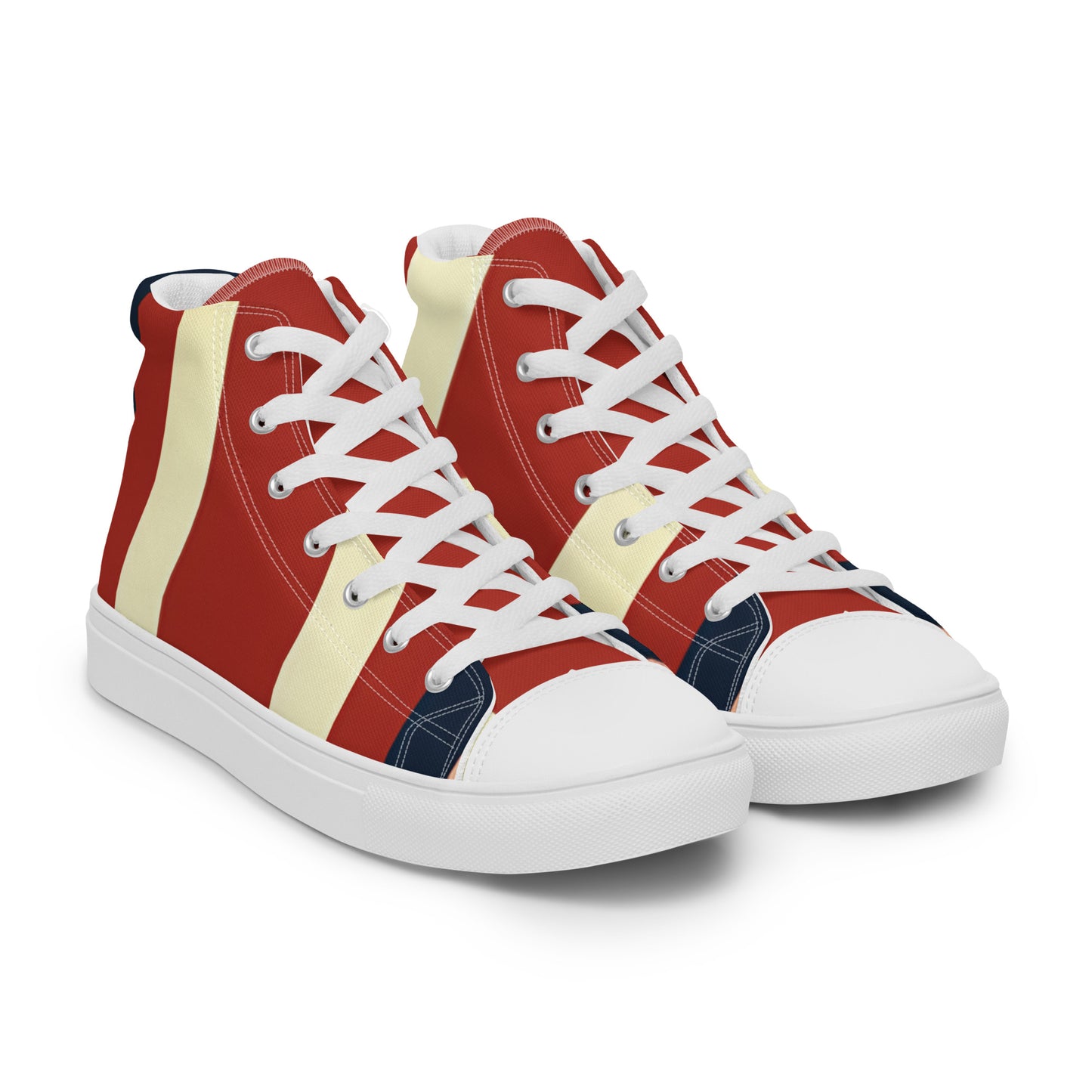 Men’s high top canvas shoes