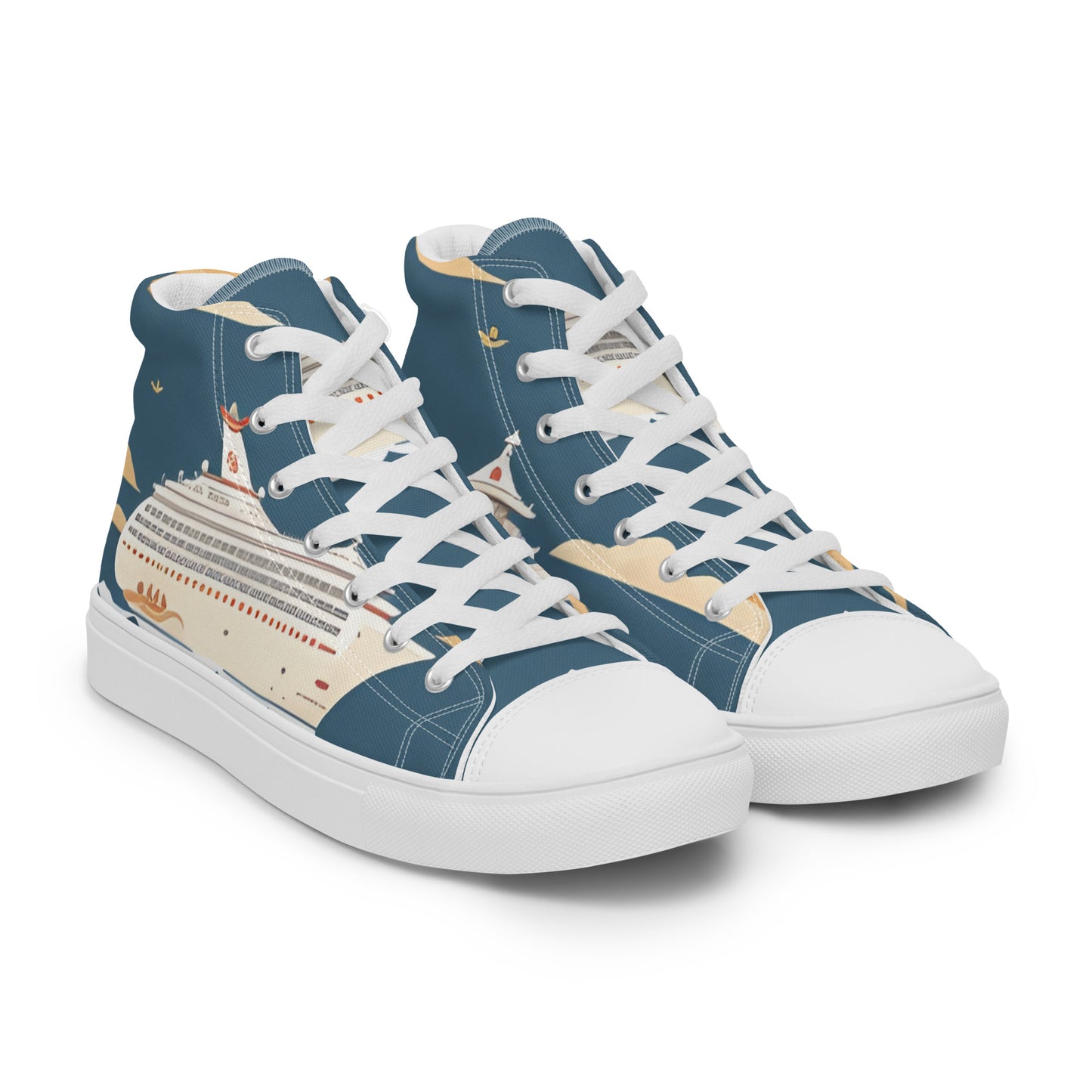 Men’s high top canvas shoes