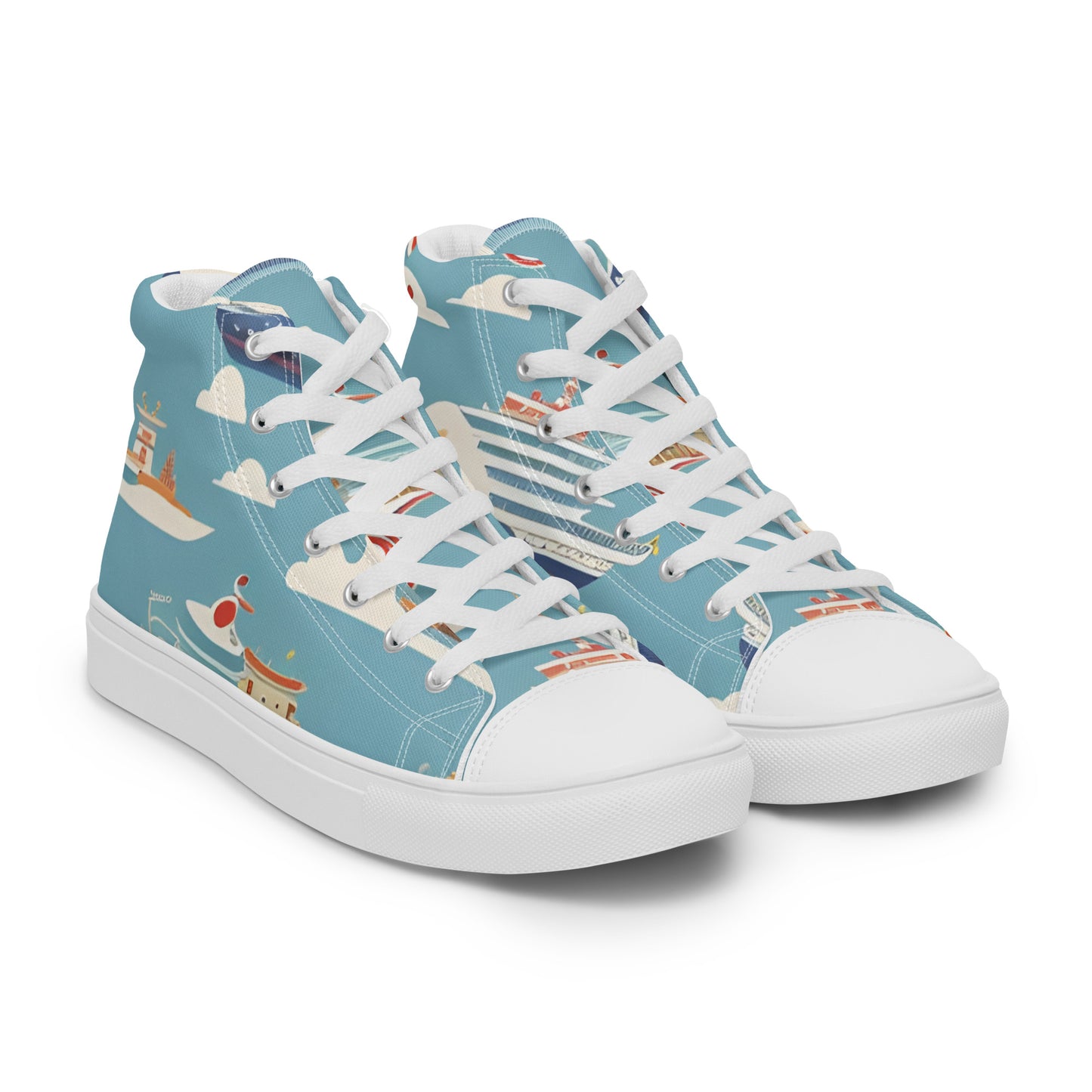 Men’s high top canvas shoes