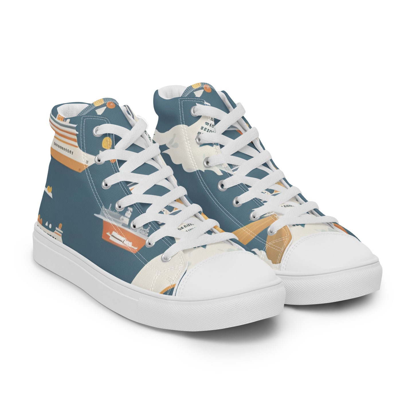 Men’s high top canvas shoes