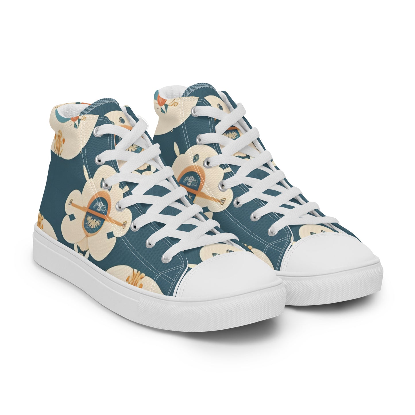 Men’s high top canvas shoes