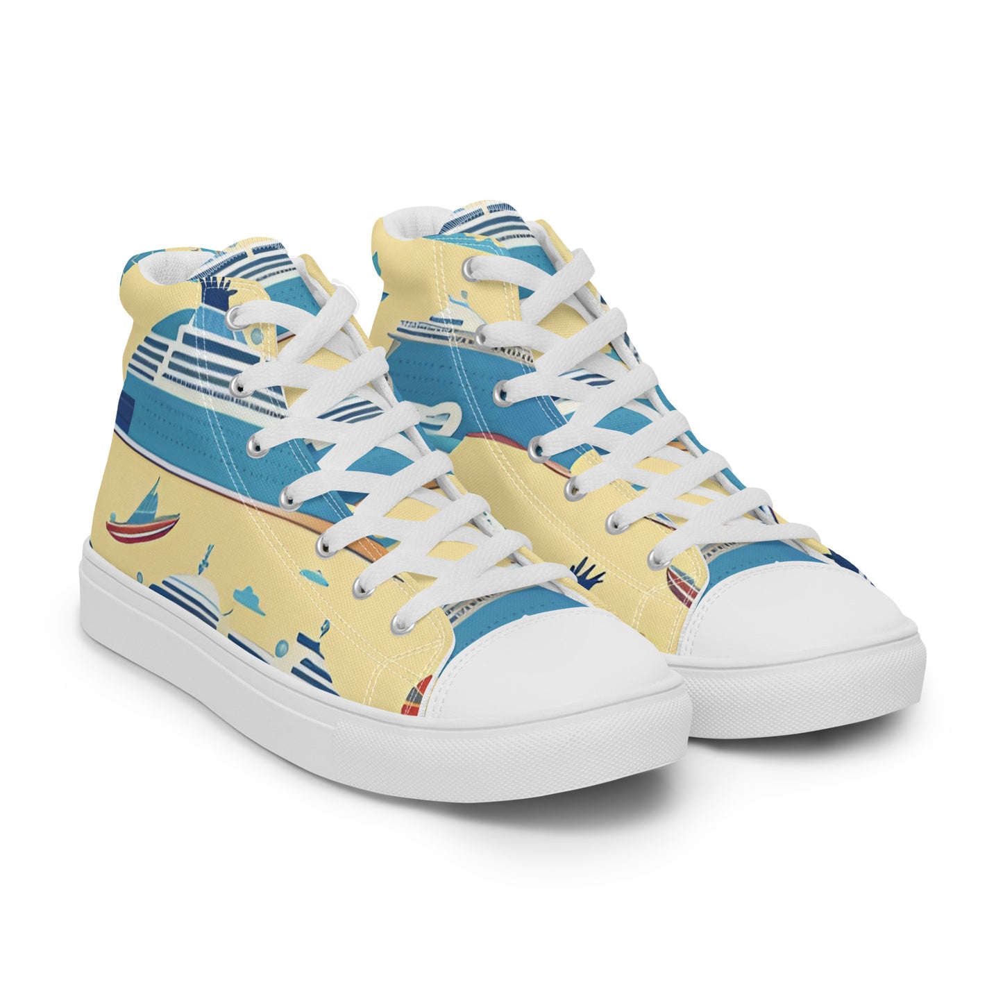 Men’s high top canvas shoes