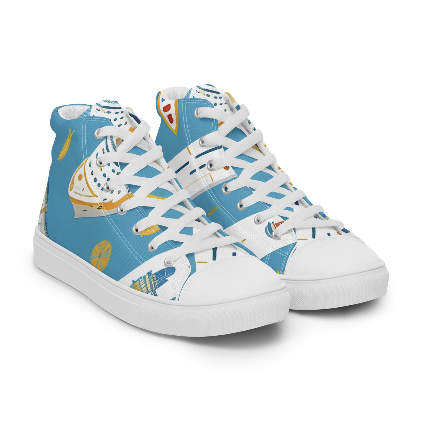 Men’s high top canvas shoes