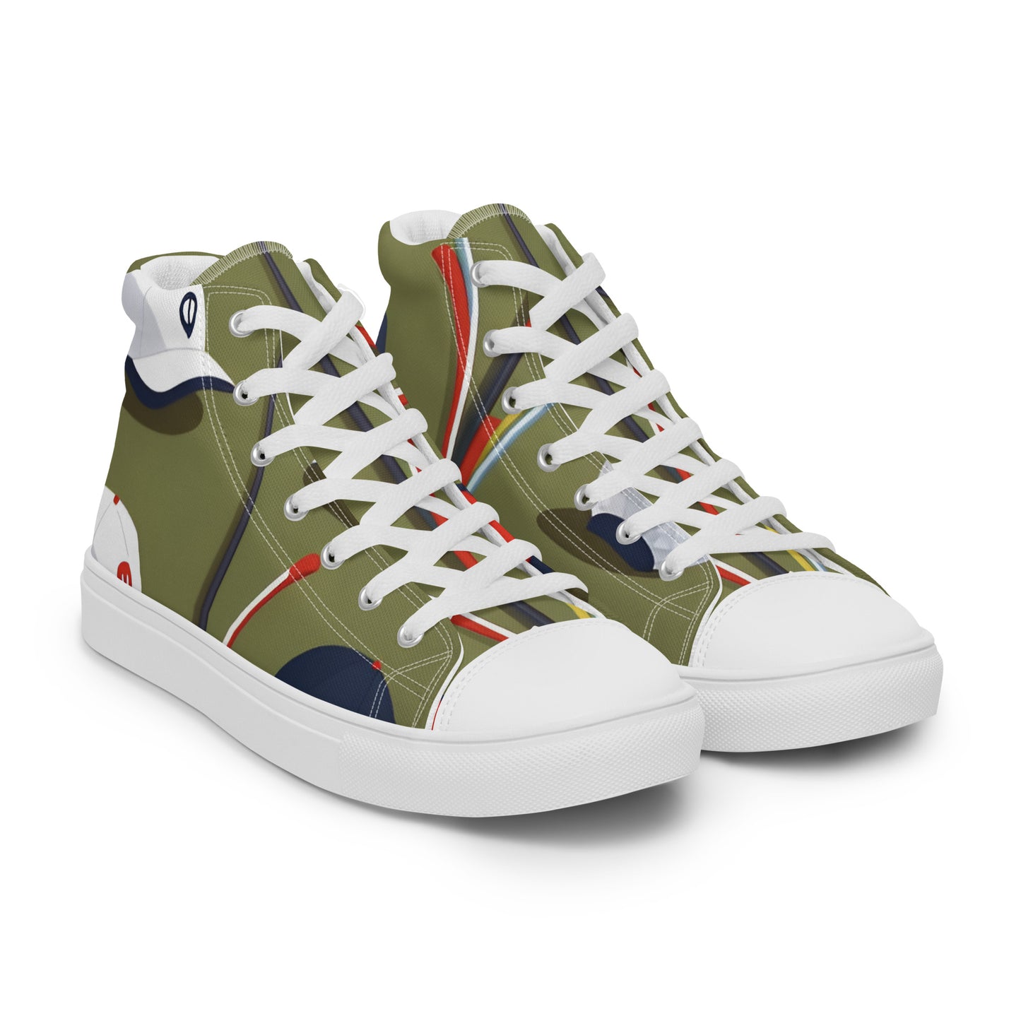 Men’s high top canvas shoes