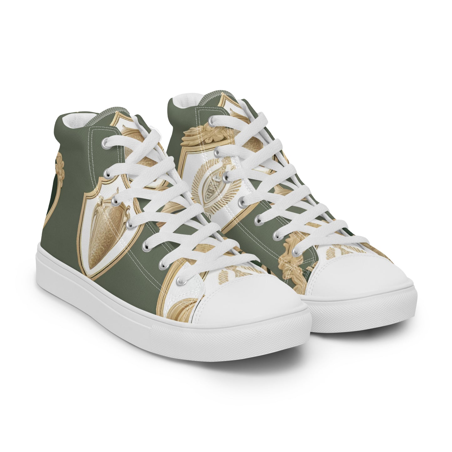 Men’s high top canvas shoes