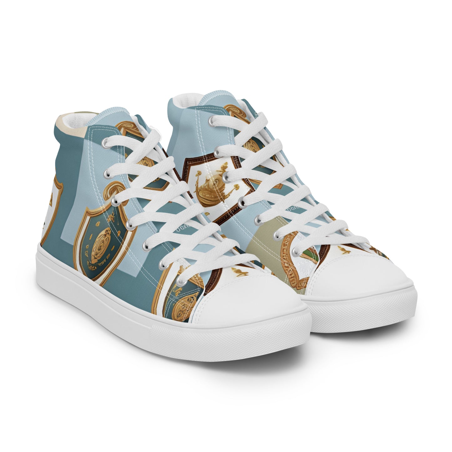 Men’s high top canvas shoes