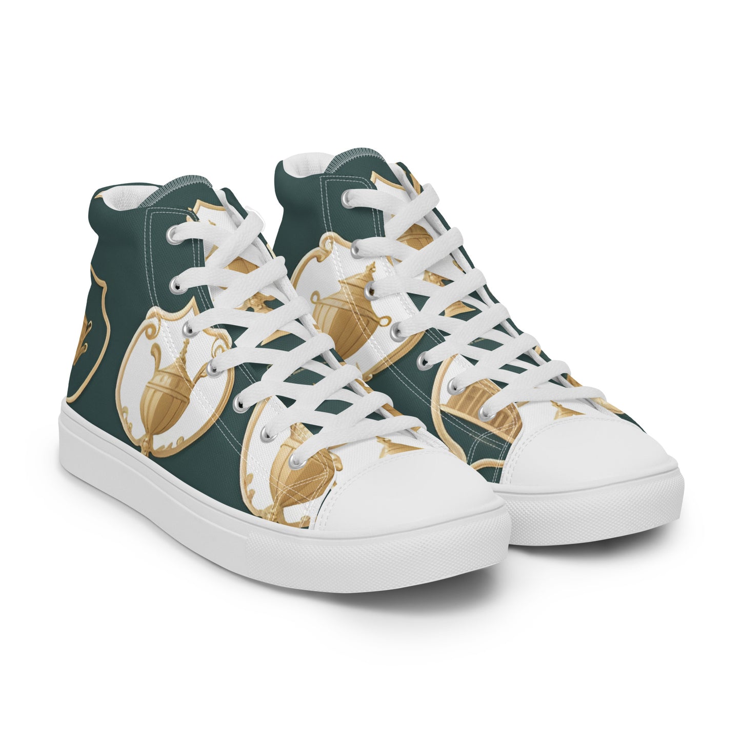 Men’s high top canvas shoes