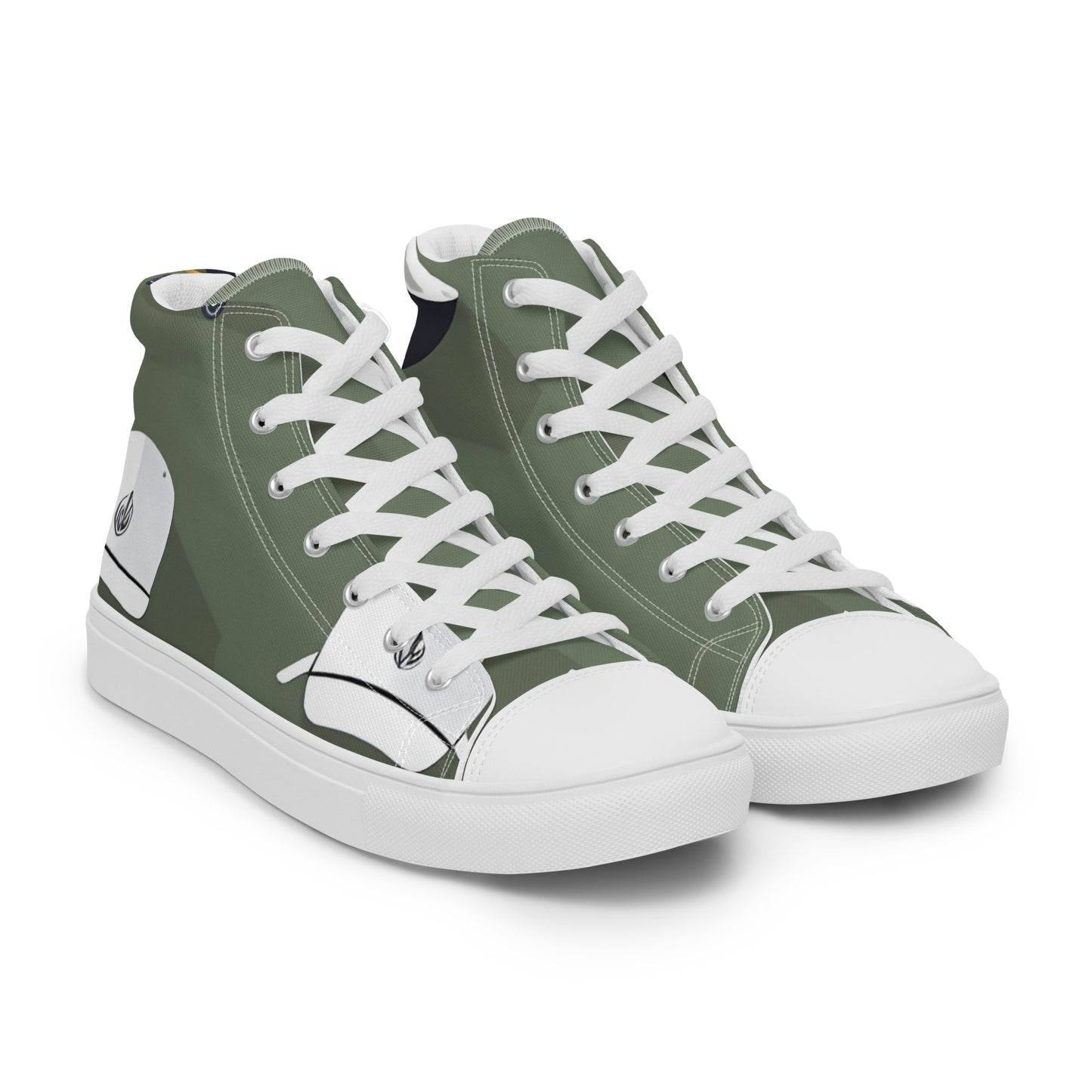 Men’s high top canvas shoes