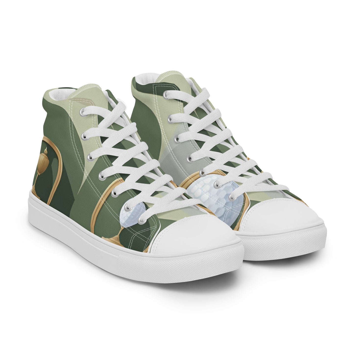 Men’s high top canvas shoes