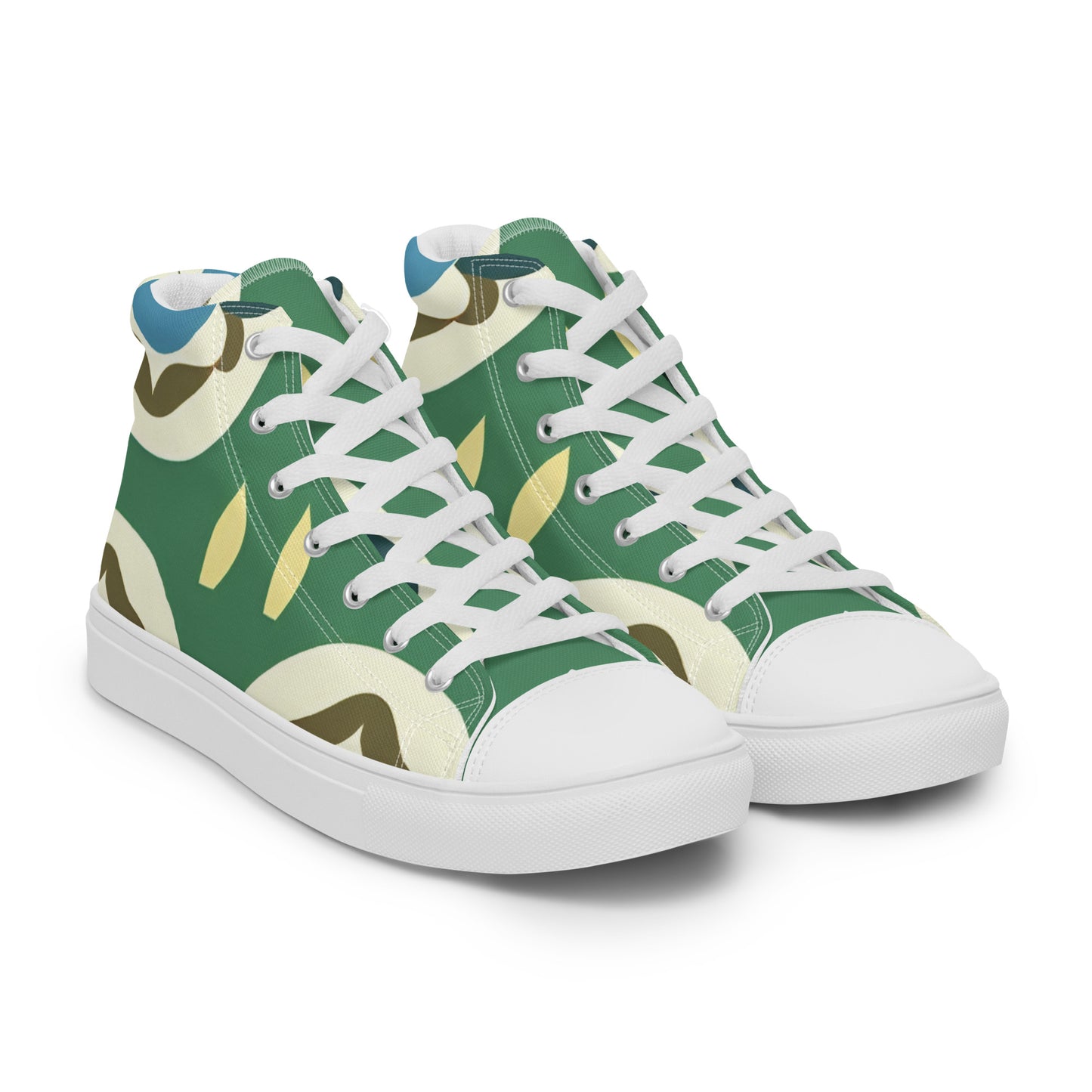 Men’s high top canvas shoes