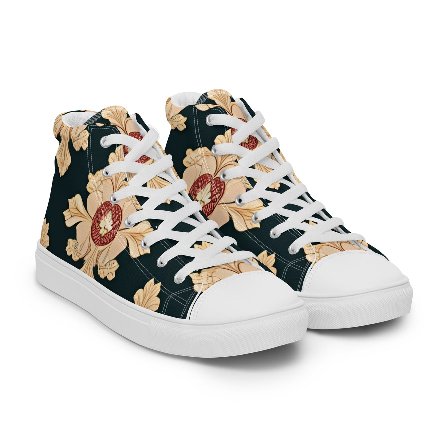 Men’s high top canvas shoes